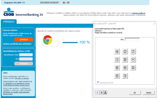 ČSOB Electronic Signature screenshot