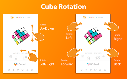 Colorful Rubik's Cube screenshot