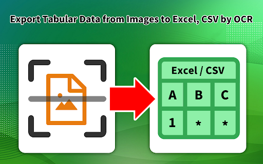 Table OCR - Image & PDF to Excel screenshot