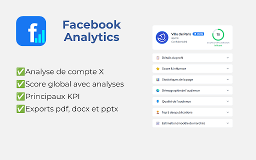 Facebook Analytics screenshot