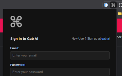 Gab AI screenshot