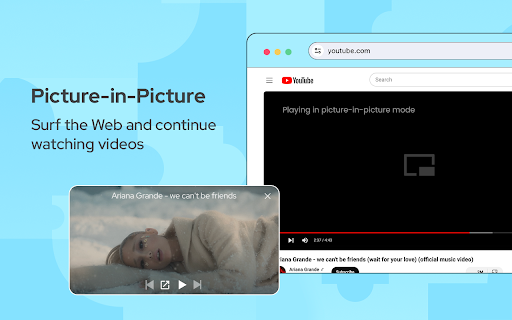 Picture in Picture - floating video player screenshot