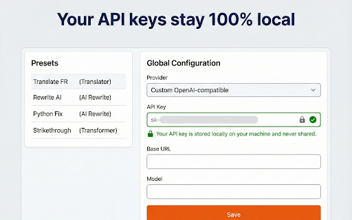 PowerInput : AI Translate, Rewrite & Style Inline with Shortcuts screenshot