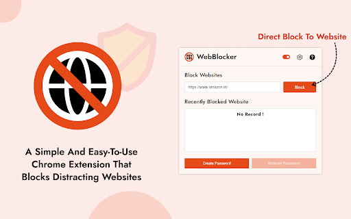 Website Blocker — Block Sites, Focus Timer & Productivity Tools screenshot