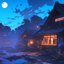 Moonlit Japanese Village Live Wallpaper icon