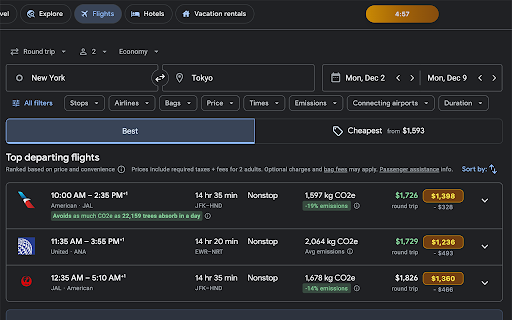 Google Flights Price Hacker – Save More! screenshot