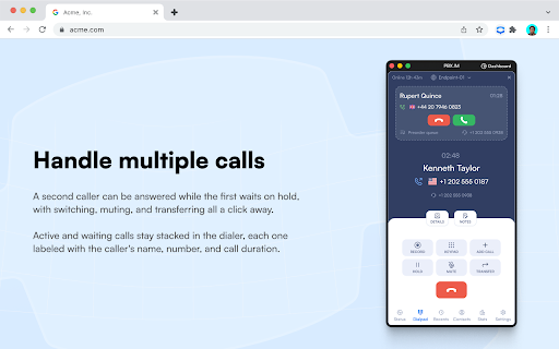 PBX WebDialer screenshot