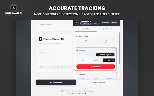 UnfollowX AI - Smart Unfollow Manager screenshot