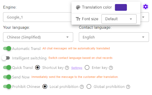 The Best Translator for WhatsApp™ Web screenshot
