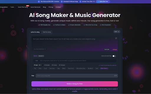 Hello World Extension screenshot