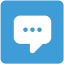 White Messenger icon