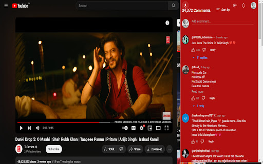 Youtube Right Side Comments screenshot
