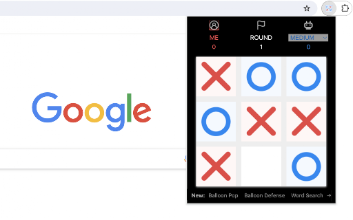 Tic-Tac-Toe Game screenshot