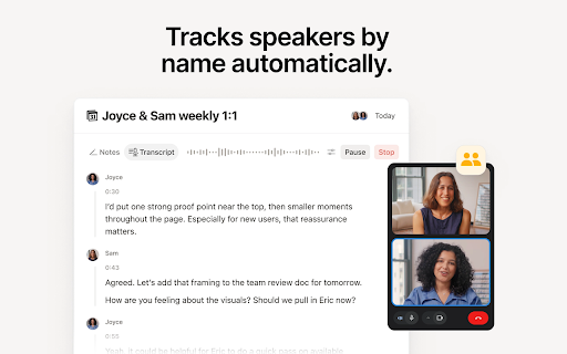 Notion Meetings Add-on screenshot
