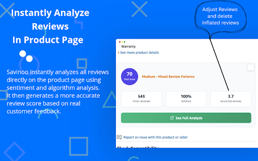 Amazon Review Checker|Savinoo screenshot