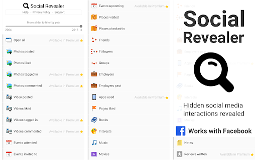Social Revealer screenshot