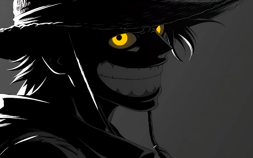 Dark Silhouette Monkey D. Luffy - One Piece Live Wallpaper screenshot