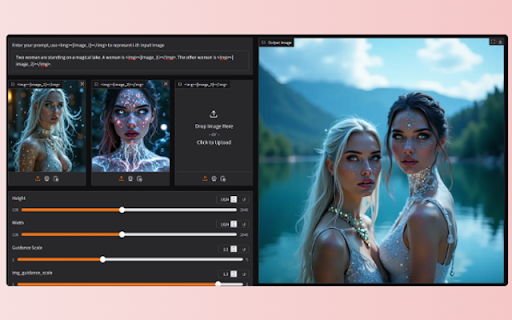 OmniGen AI|Free Online AI image editing screenshot