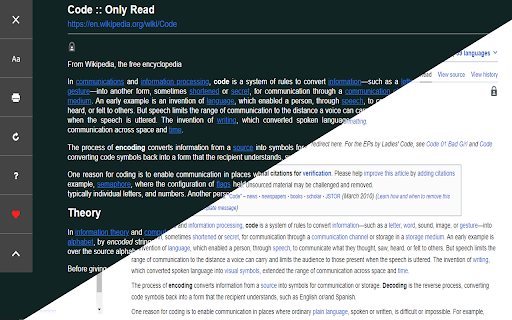 Only Read screenshot