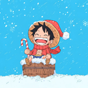 One Piece Luffy Christmas Live Wallpaper icon