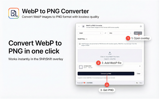 WebP to PNG screenshot
