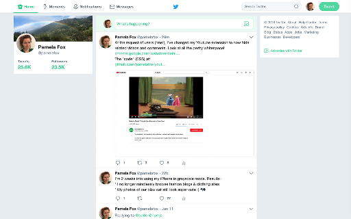 Twitter UnHooked screenshot