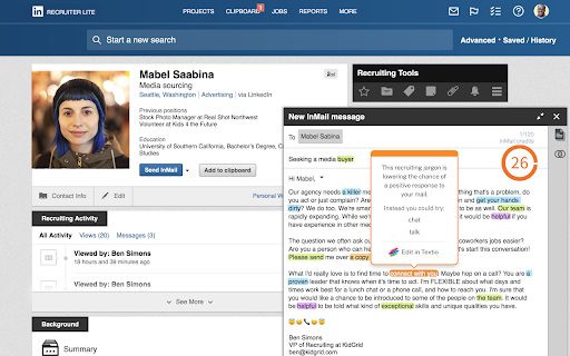 Textio for Chrome screenshot
