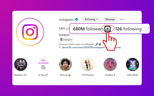 IG Follower Export Tool - IG Tools screenshot