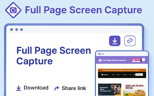 Full Page Screen Capture screenshot