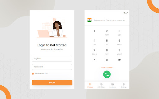Smartflo Softphone screenshot
