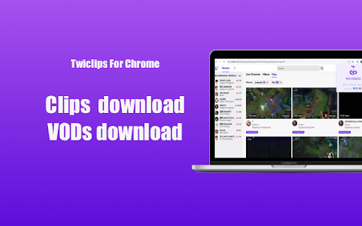 Twiclips - Twitch Clip Downloader screenshot