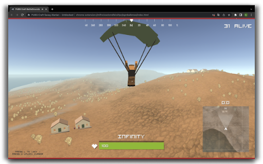 PUBG MineCraft Battlegrounds screenshot