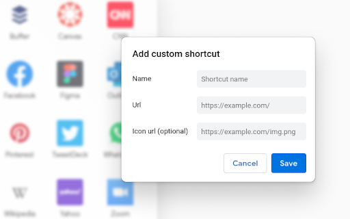 Shortcuts for Google™ screenshot