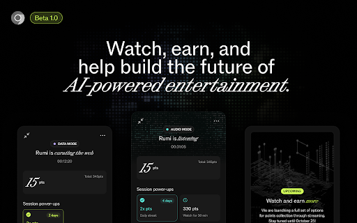 Rumi: Join the Watch Network screenshot