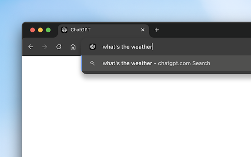 ChatGPT search screenshot
