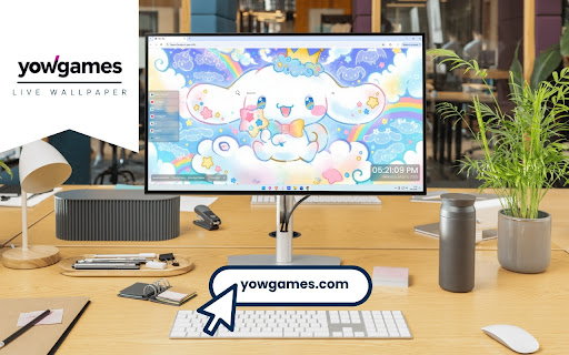 Cinnamoroll Rainbow Live Wallpaper screenshot