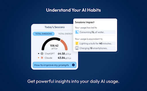AI Wattch - Track Your AI Footprint screenshot