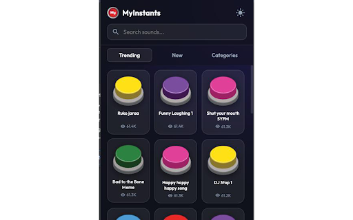 MyInstants Soundboard screenshot