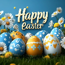 Happy easter icon
