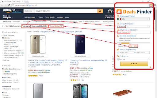 Amazon Deals Finder screenshot