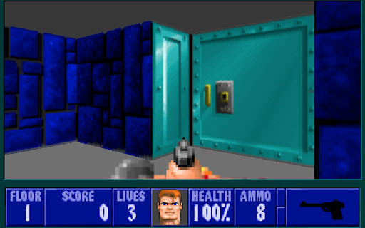 Wolfenstein 3D Game screenshot