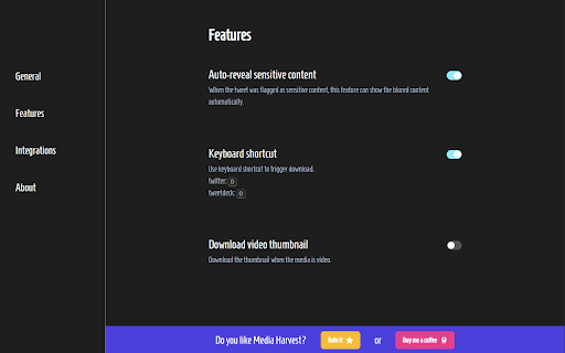 Media Harvest : X (twitter) Media Downloader screenshot
