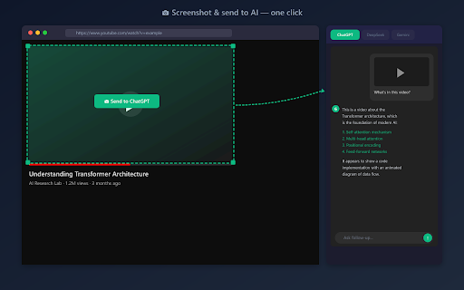 ChatGPT Sidebar screenshot