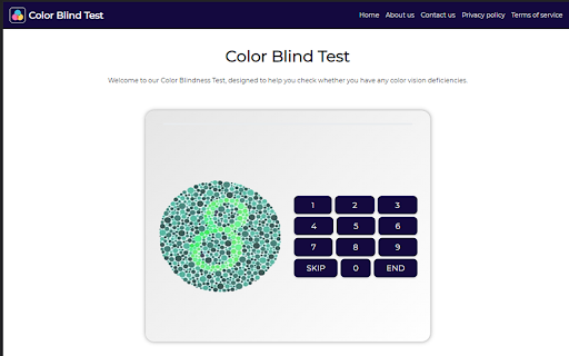 Color Blind Test screenshot