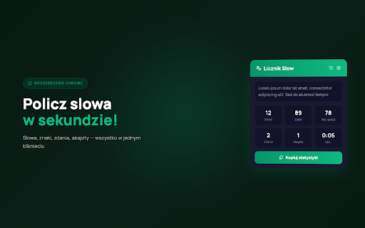 Licznik Słów i Znaków - Policz Słowa, Zdania, Akapity screenshot