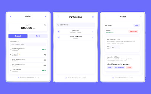 Nostr WoT Extension screenshot