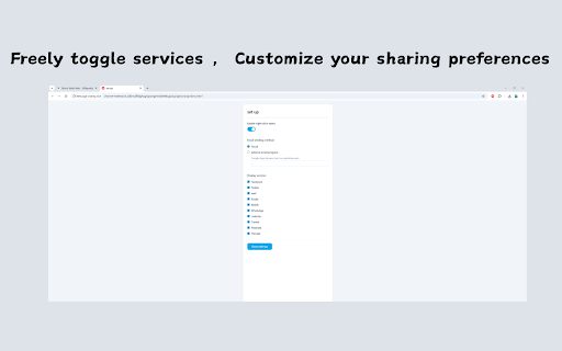 Share All - One-Click Sharing for Web Pages screenshot