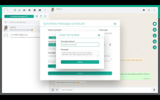 WhatsApp Schedule, Backup, Bulk Messenger by SyncMate screenshot