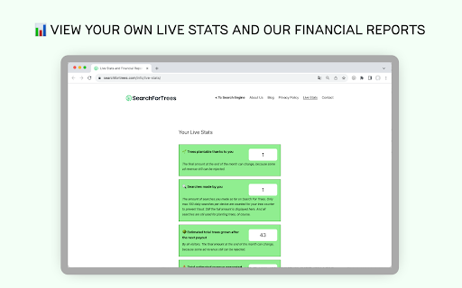 Search For Trees - Search Engine screenshot