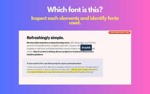 Which Font Is This? screenshot